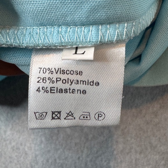 Coquette Corset Mini Dress Baby Blue Lace Trim Sexy‎ Y2K Club Dress Womens Large - Picture 5 of 10